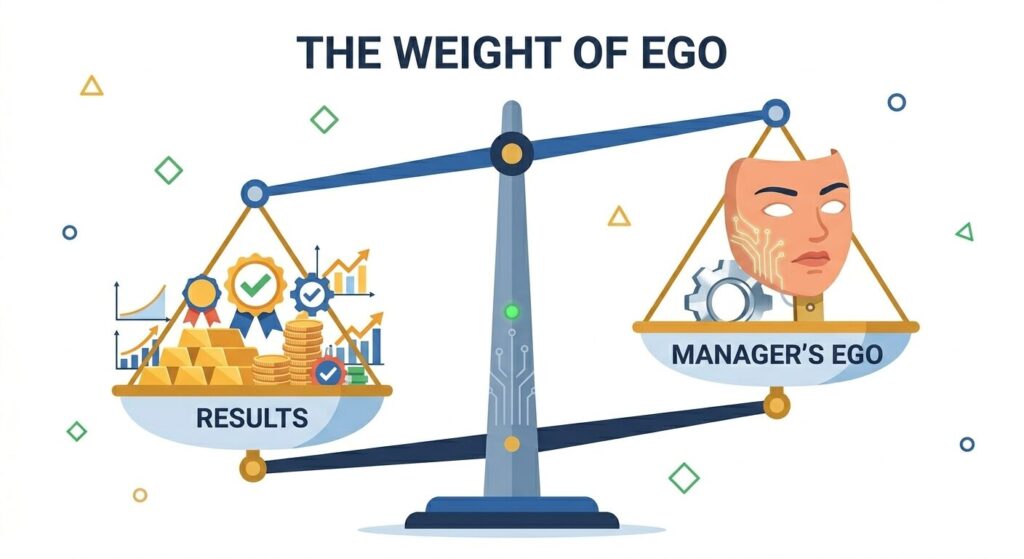成果よりも自己肯定感を優先する評価の天秤