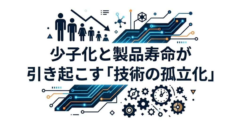 技術の孤立化と構造的バイアスを象徴するアイキャッチ画像