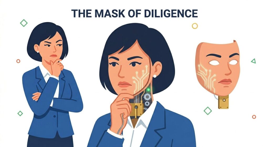 努力の仮面を被りながら裏で効率的に動く人物