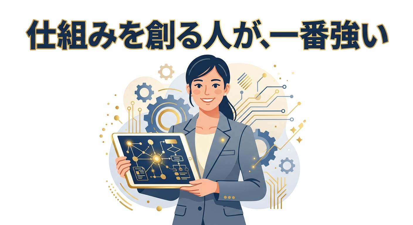 仕組みの設計者としての将来像を示すまとめ画像