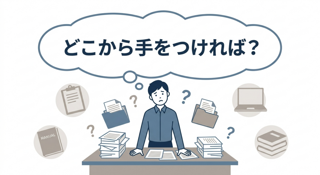 技術伝承の課題と失敗事例。終わらないマニュアル化から「業務フロー」への転換